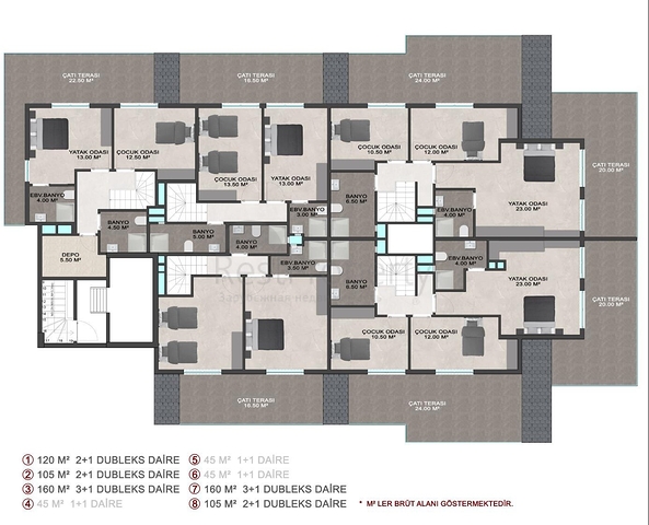 للمستثمرين - مجمع سكني قيد الانشاء - قريب من البحر -منطقة كارجي جاك / الانيا