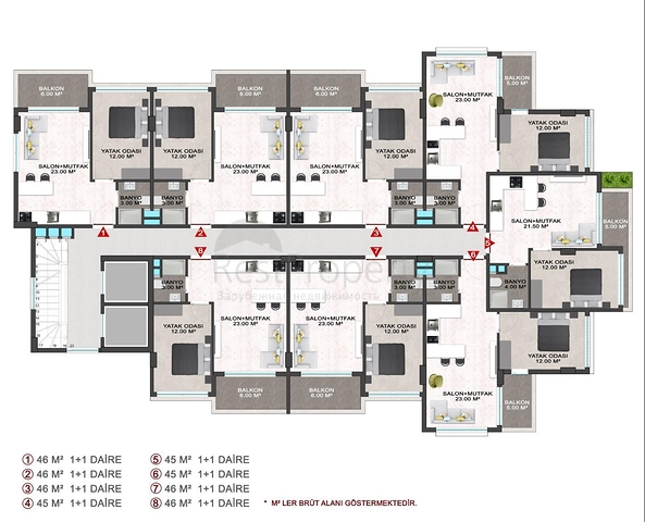 للمستثمرين - مجمع سكني قيد الانشاء - قريب من البحر -منطقة كارجي جاك / الانيا