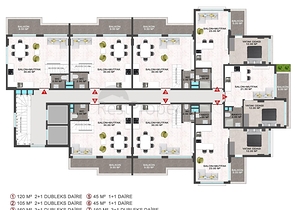 للمستثمرين - مجمع سكني قيد الانشاء - قريب من البحر -منطقة كارجي جاك / الانيا