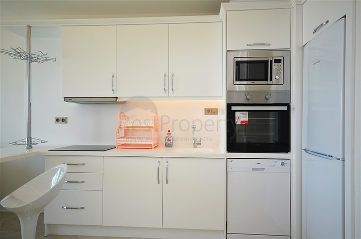 اطلالة بحر ساحرة - شقة غرفة وصالة - مجمع حديث -مهموتلار / الانيا 