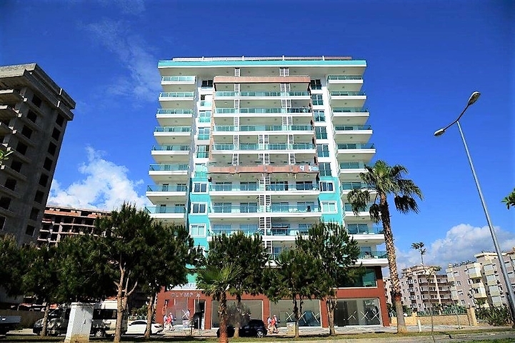 اطلالة بحر ساحرة - شقة غرفة وصالة - مجمع حديث -مهموتلار / الانيا 