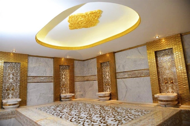 اطلالة بحر ساحرة - شقة غرفة وصالة - مجمع حديث -مهموتلار / الانيا 