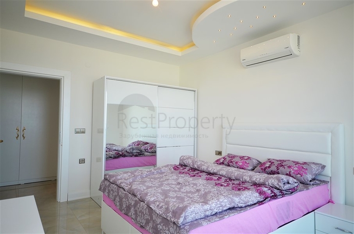 اطلالة بحر ساحرة - شقة غرفة وصالة - مجمع حديث -مهموتلار / الانيا 