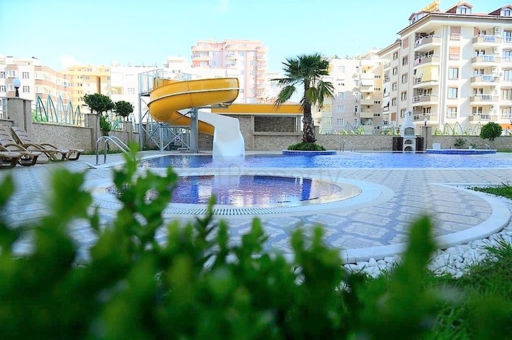 اطلالة بحر ساحرة - شقة غرفة وصالة - مجمع حديث -مهموتلار / الانيا 