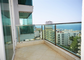 اطلالة بحر ساحرة - شقة غرفة وصالة - مجمع حديث -مهموتلار / الانيا 