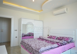 اطلالة بحر ساحرة - شقة غرفة وصالة - مجمع حديث -مهموتلار / الانيا 