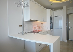 اطلالة بحر ساحرة - شقة غرفة وصالة - مجمع حديث -مهموتلار / الانيا 