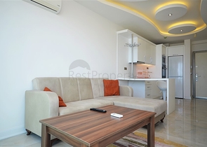 اطلالة بحر ساحرة - شقة غرفة وصالة - مجمع حديث -مهموتلار / الانيا 