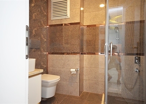 اطلالة بحر ساحرة - شقة غرفة وصالة - مجمع حديث -مهموتلار / الانيا 