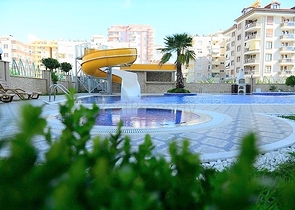 اطلالة بحر ساحرة - شقة غرفة وصالة - مجمع حديث -مهموتلار / الانيا 