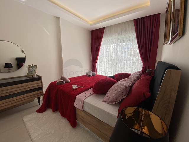 شقة غرفة وصالة -واسعة - مجمع حديث - مهموتلار / الانيا 