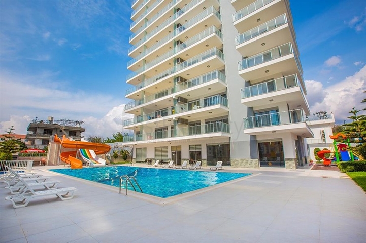 شقة غرفة وصالة -واسعة - مجمع حديث - مهموتلار / الانيا 