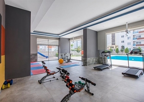 شقة غرفة وصالة -واسعة - مجمع حديث - مهموتلار / الانيا 