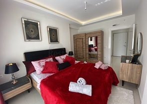 شقة غرفة وصالة -واسعة - مجمع حديث - مهموتلار / الانيا 