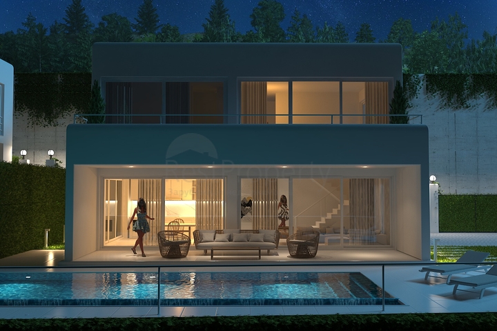 مشروع فلل حديثة - اطلالة بحر وقلعة - امكانية الدفع بالاقساط / الانيا 