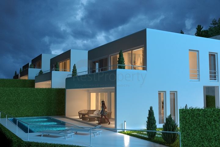 مشروع فلل حديثة - اطلالة بحر وقلعة - امكانية الدفع بالاقساط / الانيا 