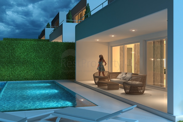 مشروع فلل حديثة - اطلالة بحر وقلعة - امكانية الدفع بالاقساط / الانيا 