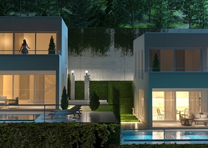 مشروع فلل حديثة - اطلالة بحر وقلعة - امكانية الدفع بالاقساط / الانيا 