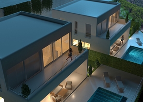 مشروع فلل حديثة - اطلالة بحر وقلعة - امكانية الدفع بالاقساط / الانيا 