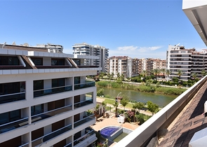 اطلالة على النهر - دوبلكس 2 غرفة وصالة -ضمن مجمع فاخر - كاستل / الانيا 