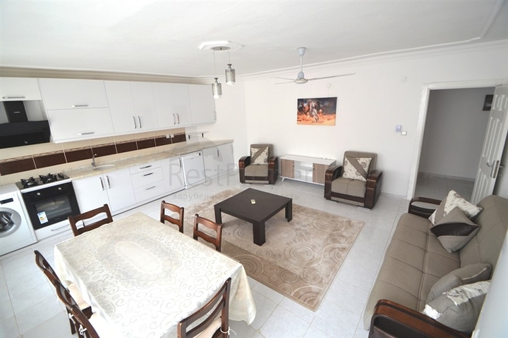 شقة غرفتين وصالة - مفروشة - قريبة من البحر - مهموتلار / الانيا 