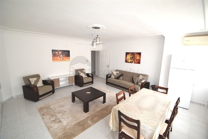 شقة غرفتين وصالة - مفروشة - قريبة من البحر - مهموتلار / الانيا 