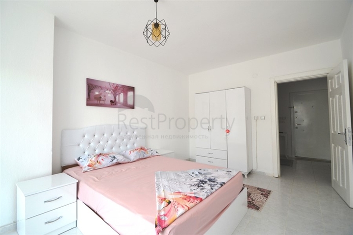 شقة غرفتين وصالة - مفروشة - قريبة من البحر - مهموتلار / الانيا 