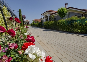 فيلا 3 + 1 في مجمع في منطقة دوشيمالتي أنطاليا