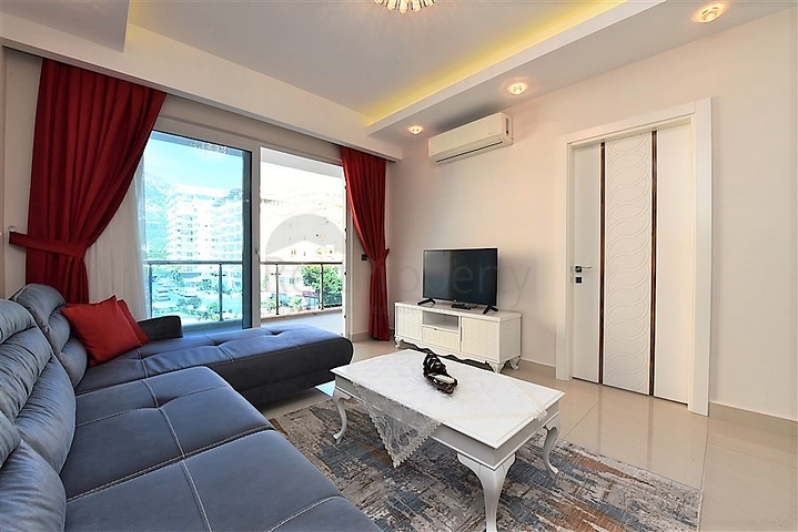 مجمع سكني فاخر - شقة 1+1 غرفة وصالة - قريبة من البحر / مهموتلار / الانيا 