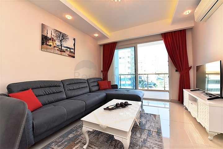 مجمع سكني فاخر - شقة 1+1 غرفة وصالة - قريبة من البحر / مهموتلار / الانيا 