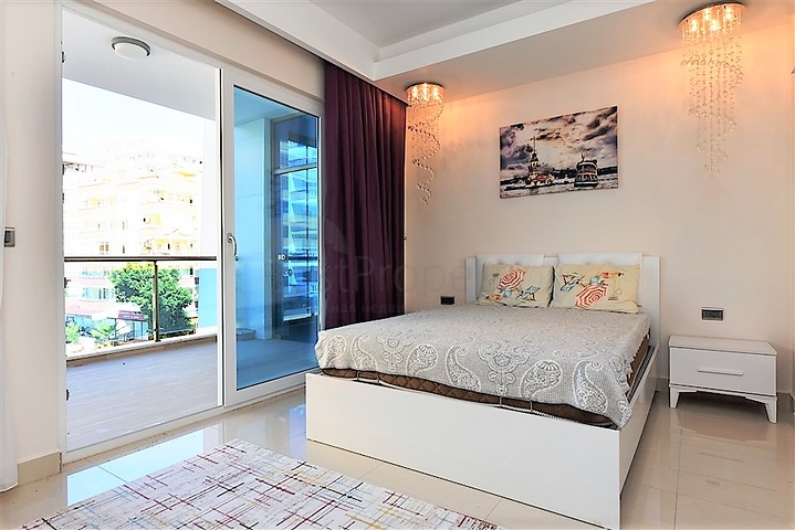 مجمع سكني فاخر - شقة 1+1 غرفة وصالة - قريبة من البحر / مهموتلار / الانيا 