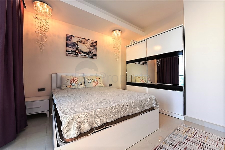 مجمع سكني فاخر - شقة 1+1 غرفة وصالة - قريبة من البحر / مهموتلار / الانيا 