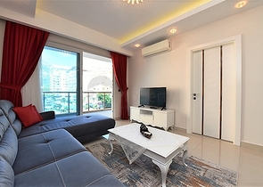 مجمع سكني فاخر - شقة 1+1 غرفة وصالة - قريبة من البحر / مهموتلار / الانيا 