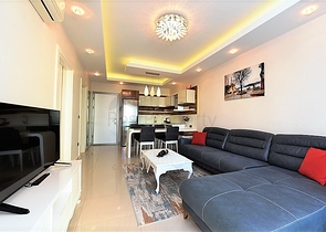 مجمع سكني فاخر - شقة 1+1 غرفة وصالة - قريبة من البحر / مهموتلار / الانيا 