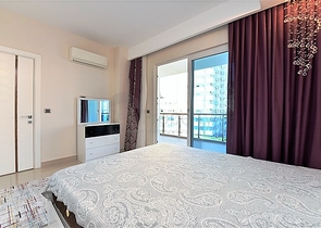 مجمع سكني فاخر - شقة 1+1 غرفة وصالة - قريبة من البحر / مهموتلار / الانيا 