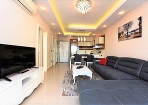 مجمع سكني فاخر - شقة 1+1 غرفة وصالة - قريبة من البحر / مهموتلار / الانيا 