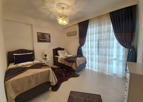 اطلالة بحر - بسعر نافس - شقة غرفتين وصالة مفروشة  / مهموتلار / الانيا 