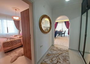 اطلالة بحر - بسعر نافس - شقة غرفتين وصالة مفروشة  / مهموتلار / الانيا 