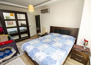 شقة من غرفتي نوم مع أثاث في كونيالتي أنطاليا