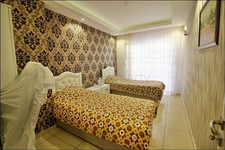 شقة فاخرة -تصميم 2 غرفة وصالة - مفروشة -مهموتلار / الانيا 