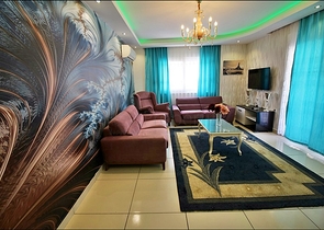 شقة فاخرة -تصميم 2 غرفة وصالة - مفروشة -مهموتلار / الانيا 