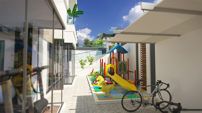 بالاقساط - شقق ضمن مجمع قيد الانشاء - يضم كافة الخدمات / مهموتلار / الانيا 