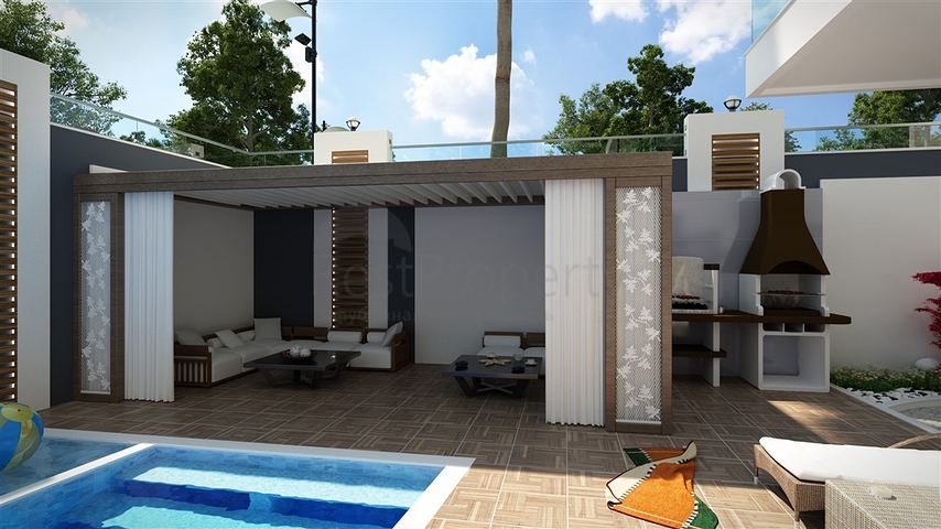 بالاقساط - شقق ضمن مجمع قيد الانشاء - يضم كافة الخدمات / مهموتلار / الانيا 