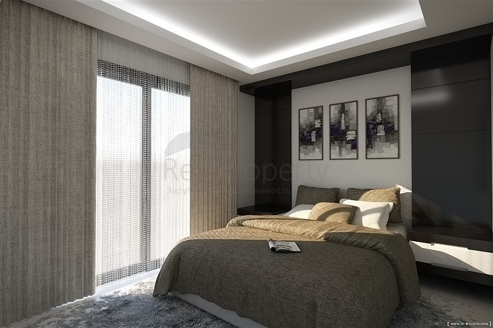 بالاقساط - شقق ضمن مجمع قيد الانشاء - يضم كافة الخدمات / مهموتلار / الانيا 