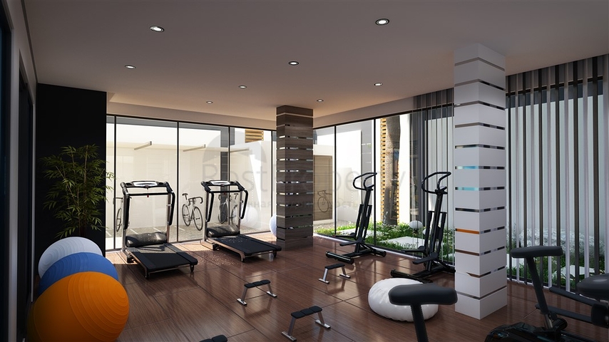 بالاقساط - شقق ضمن مجمع قيد الانشاء - يضم كافة الخدمات / مهموتلار / الانيا 