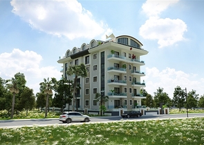 بالاقساط - شقق ضمن مجمع قيد الانشاء - يضم كافة الخدمات / مهموتلار / الانيا 