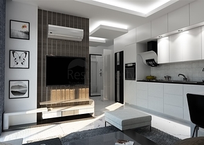 بالاقساط - شقق ضمن مجمع قيد الانشاء - يضم كافة الخدمات / مهموتلار / الانيا 