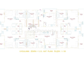 بالاقساط - شقق ضمن مجمع قيد الانشاء - يضم كافة الخدمات / مهموتلار / الانيا 