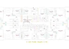 بالاقساط - شقق ضمن مجمع قيد الانشاء - يضم كافة الخدمات / مهموتلار / الانيا 