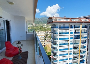 طابق مرتفع - غرفة نوم وصالة مفروشة -قريبة من البحر - مهموتلار / الانيا 